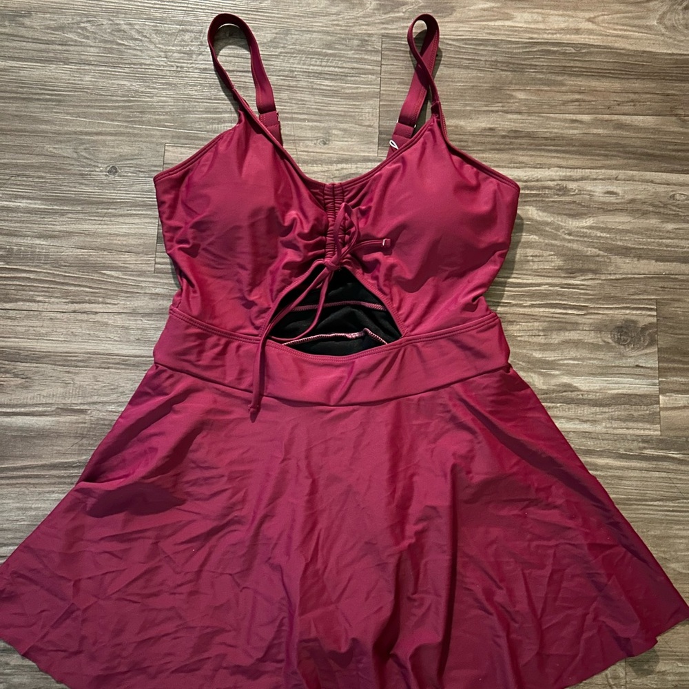Elegant Red Women's Intimate Dress